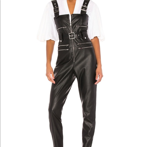 Wewhorewat vegan leather overall size small - Picture 4 of 4